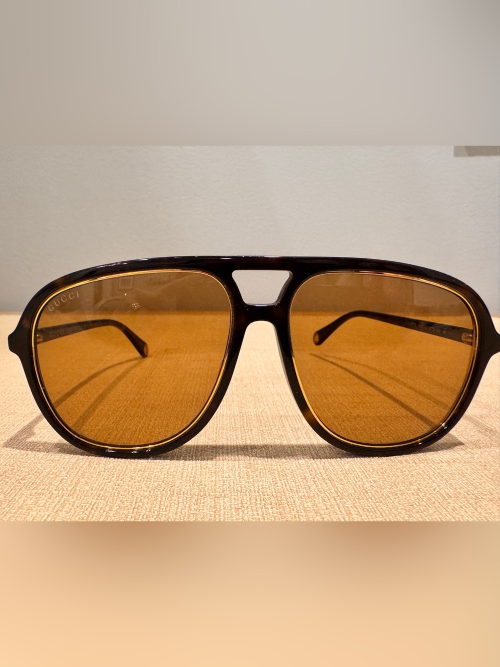 Gucci GG1077S Aviator Sunglasses